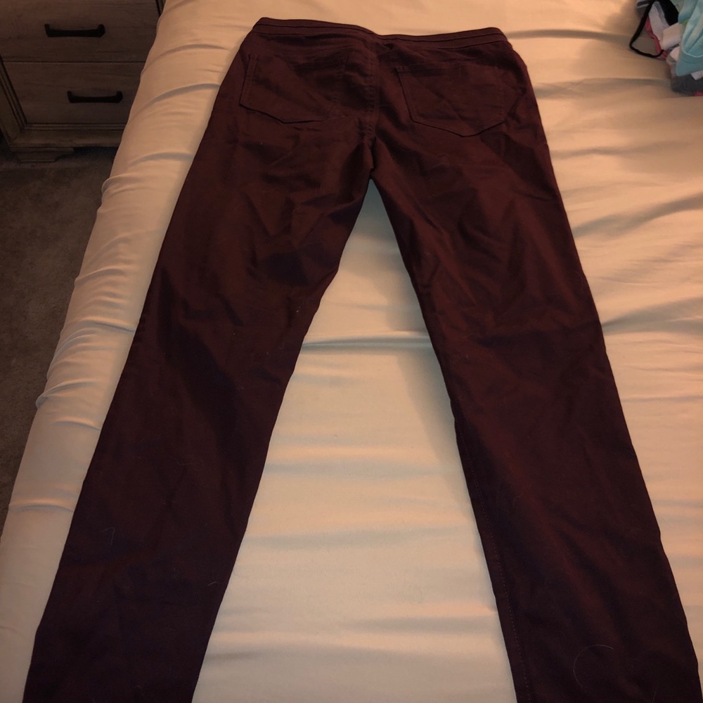 Soho maroon High-waist jegging - medium